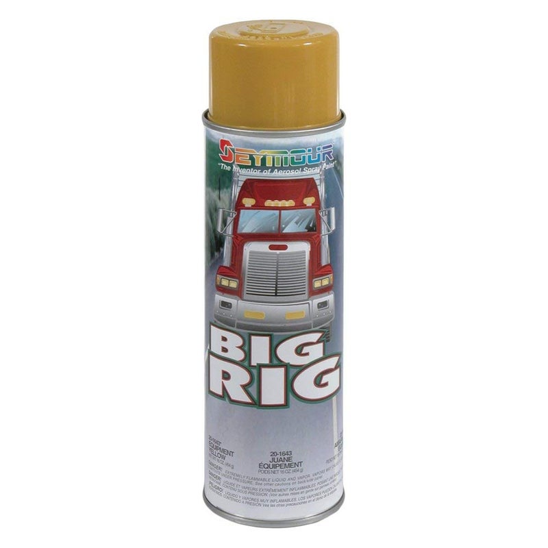 Seymour 20-1643 Big Rig Professional Coatings Spray Paint, Equipment Yellow